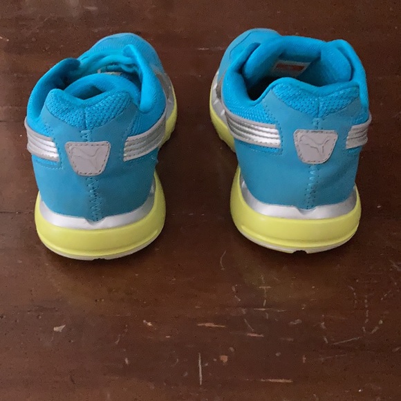 Puma Ortholite Teal Running Shoes - Picture 4 of 11